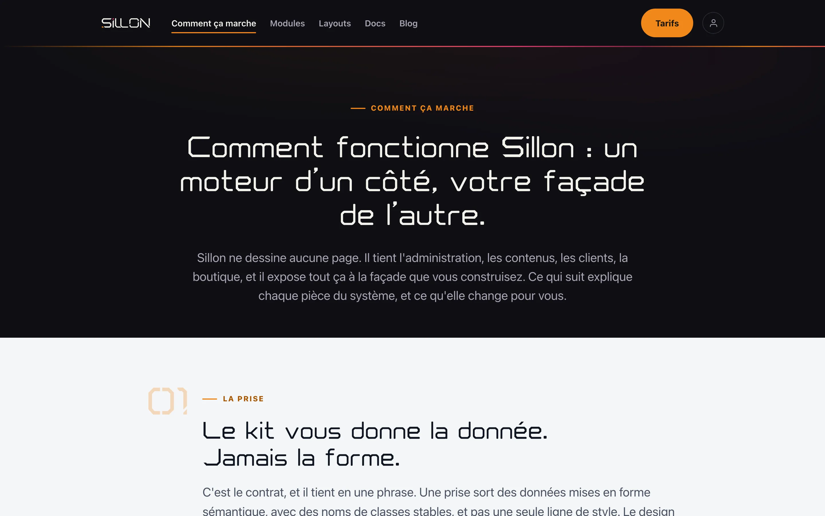 La page « comment ça marche »
