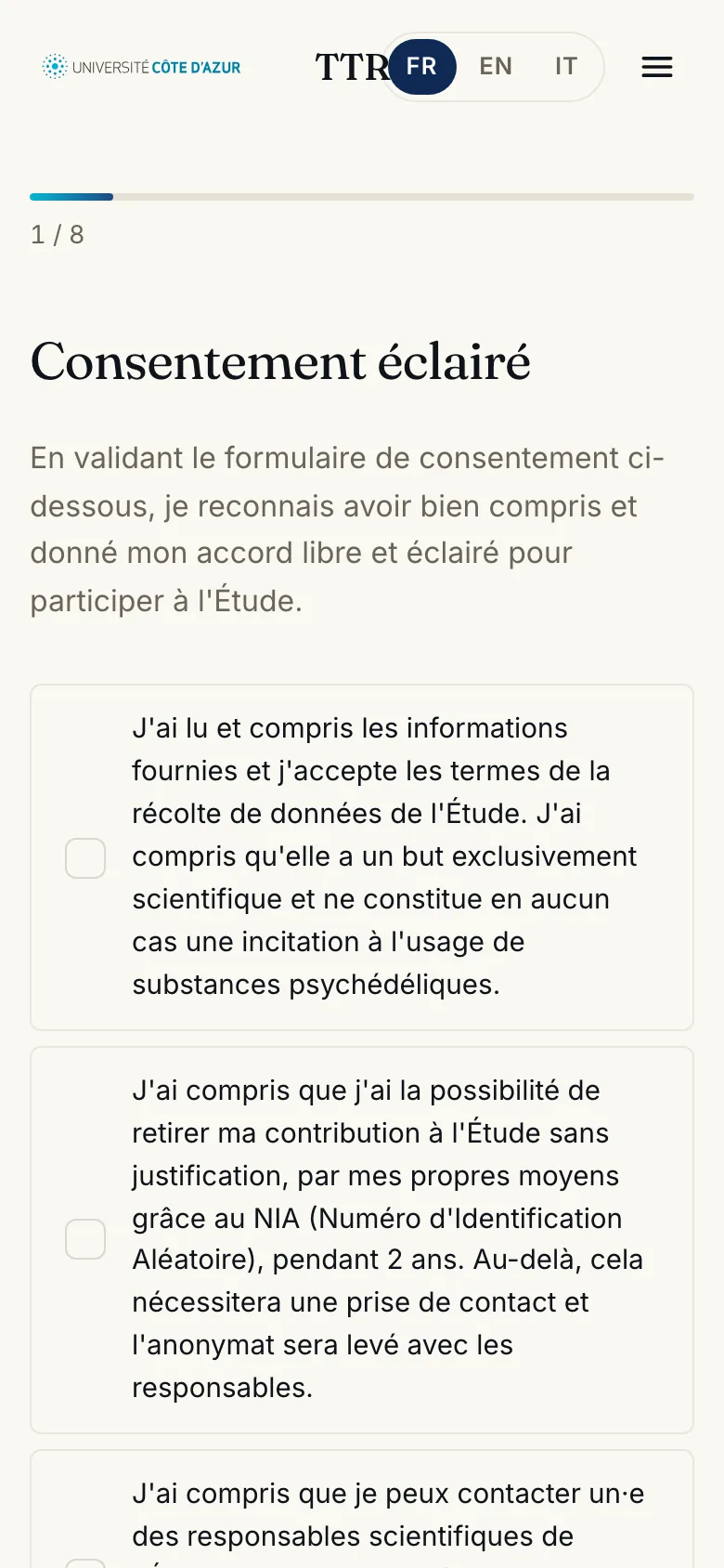 Le dépôt d’un récit sur téléphone