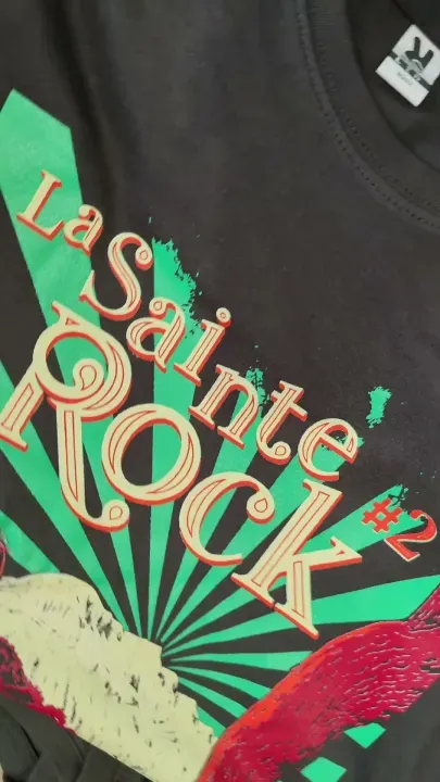 Les t-shirts de La Sainte Rock 2