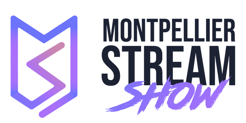 Logo montpellier stream show | aio création